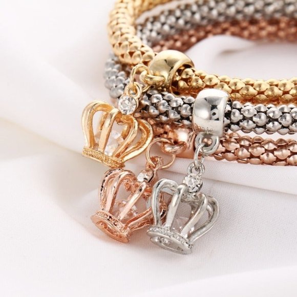 Queen Tri-Color Bracelet Set - NWT - Picture 3 of 3